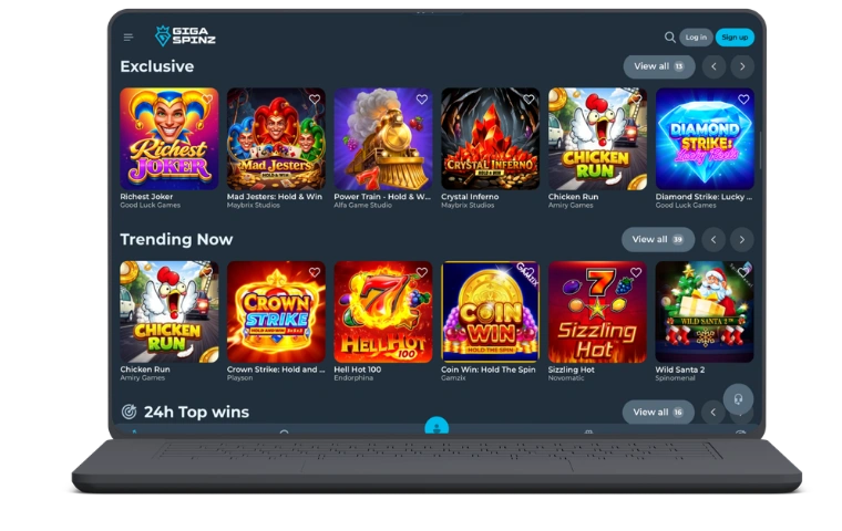 GigaSpinz Casino site