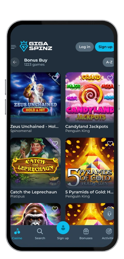 GigaSpinz Casino apk