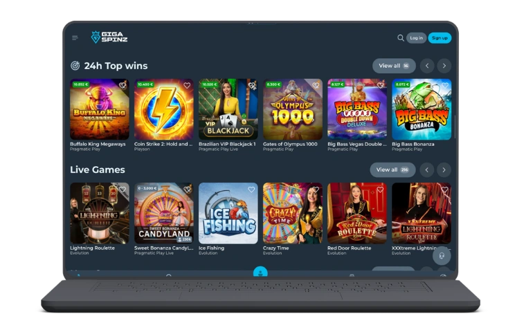 GigaSpinz Casino promoties